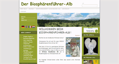 Desktop Screenshot of biosphaerenfuehrer-alb.de