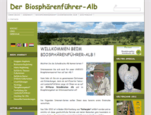 Tablet Screenshot of biosphaerenfuehrer-alb.de